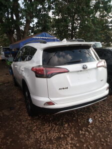 white Toyota RAV4